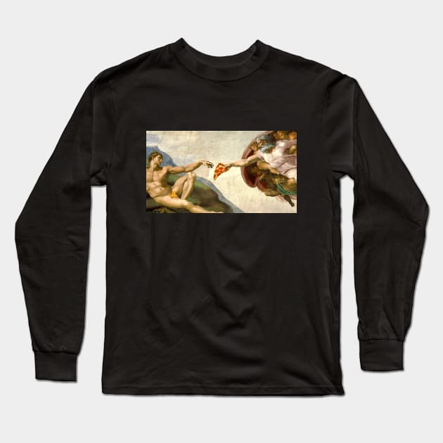 Creation of Pizza 2.0 Long Sleeve T-Shirt by ArtBot